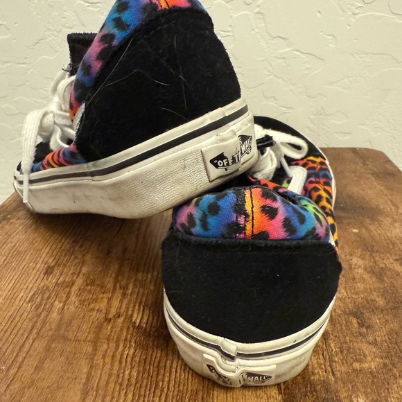 Vans Rainbow Leopard Print Sneakers - Picture 3 of 5